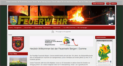 Desktop Screenshot of ff-bergen-dumme.de