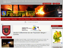 Tablet Screenshot of ff-bergen-dumme.de
